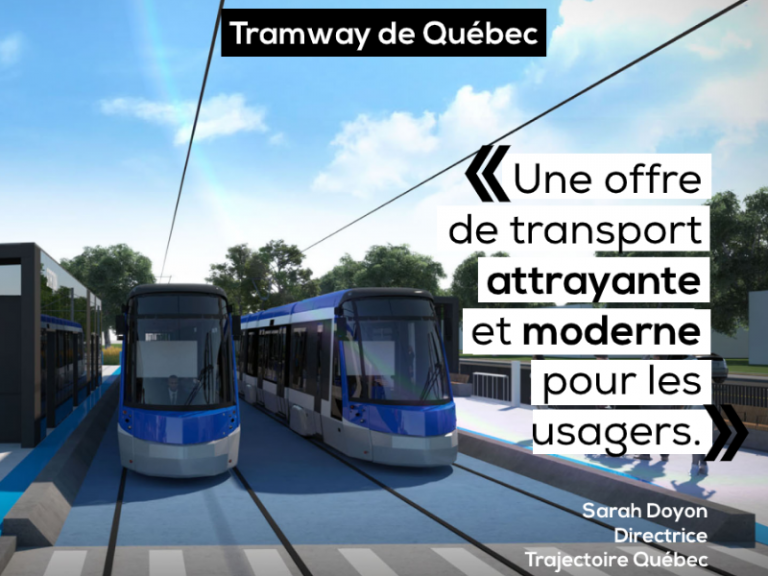 Communiqué de presse: Sortie des groupes nationaux en soutien au tramway de Québec