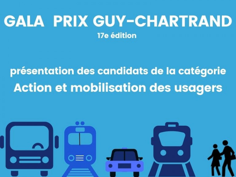 Gala des Prix Guy-Chartrand 2021 - action et mobilisation des usagers