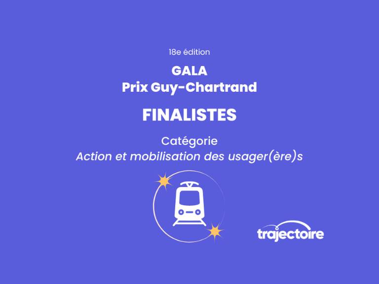 18e édition Gala des Prix Guy-Chartrand : finalistes de la catégorie de prix Action et mobilisation des usager(ère)s